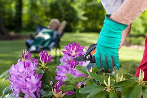 Protective equipment used by Tottenham Green gardening staff