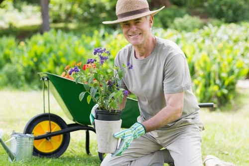 Skilled Tottenham Green gardeners improving a well-kept urban garden